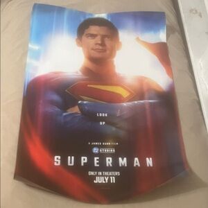 SUPERMAN (2025) Double Sided ORIGINAL MOVIE POSTER - DC - 27" x 40" JAMES GUNN